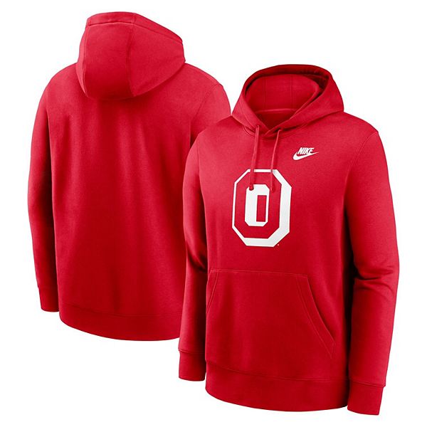 

Мужской красный худи с логотипом Ohio State Buckeyes Legacy Nike