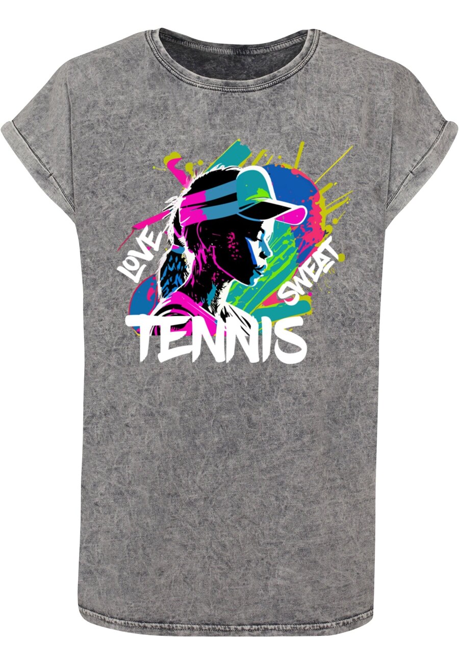 

Рубашка Merchcode Tennis Love, Sweat, цвет Basalt grey