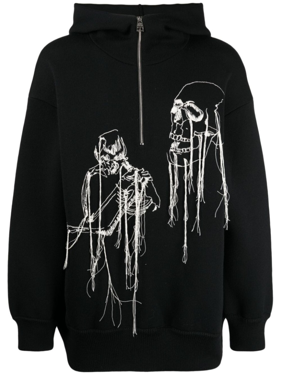 

Alexander McQueen худи с принтом, черный