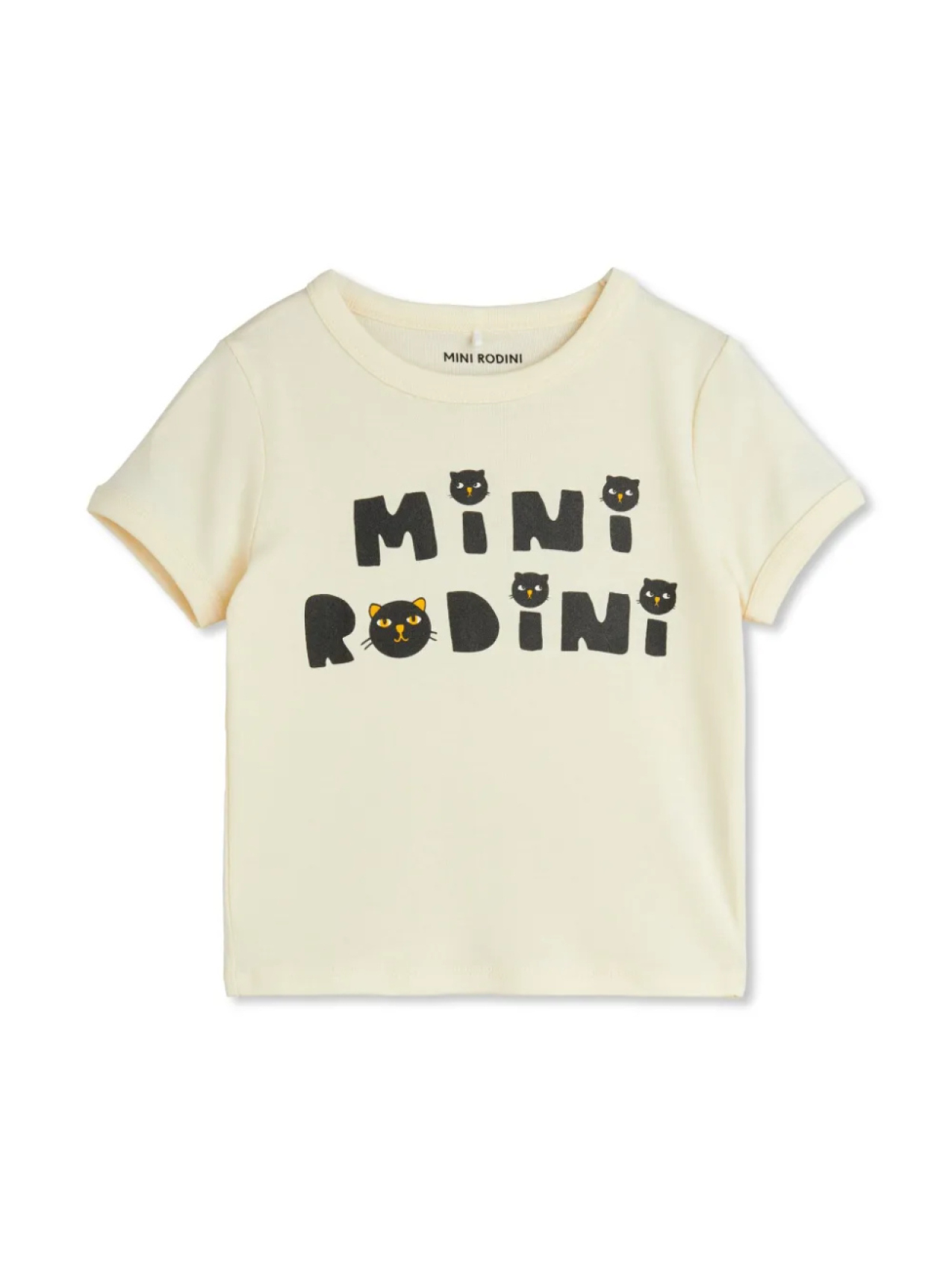 

Футболка с котами Mini Rodini, белый