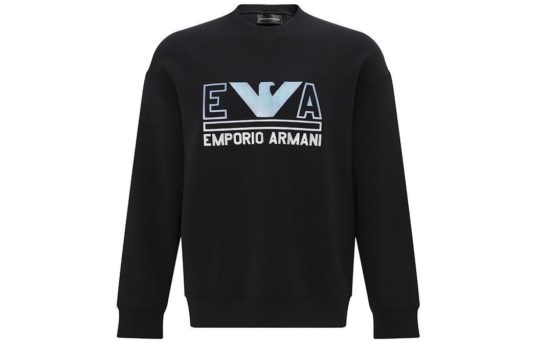 Emporio Armani Мужская толстовка SS23, черная — фото 3