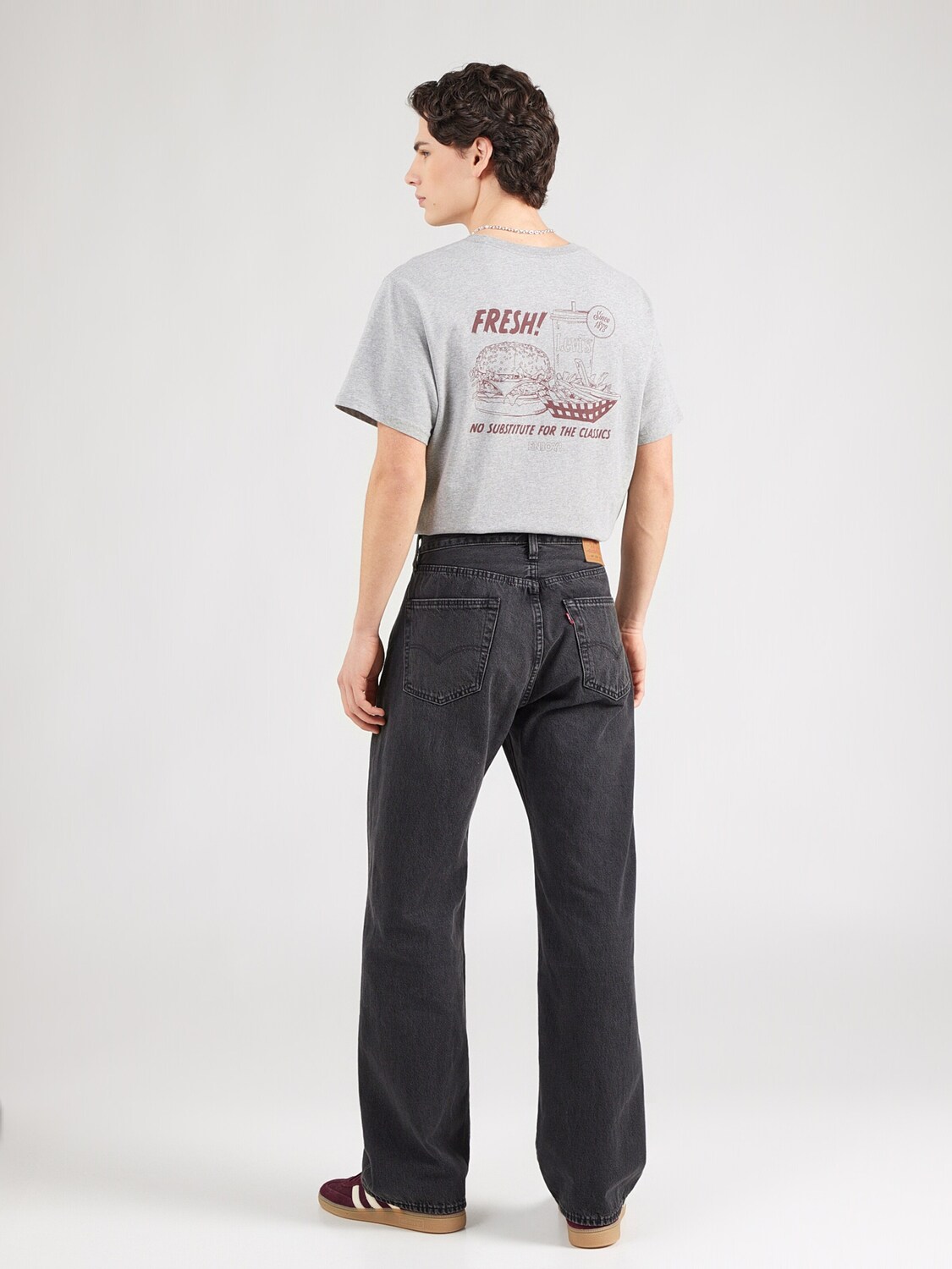 LEVI'S  Джинсы свободного кроя '501 LOOSE' в черном дениме — фото 3