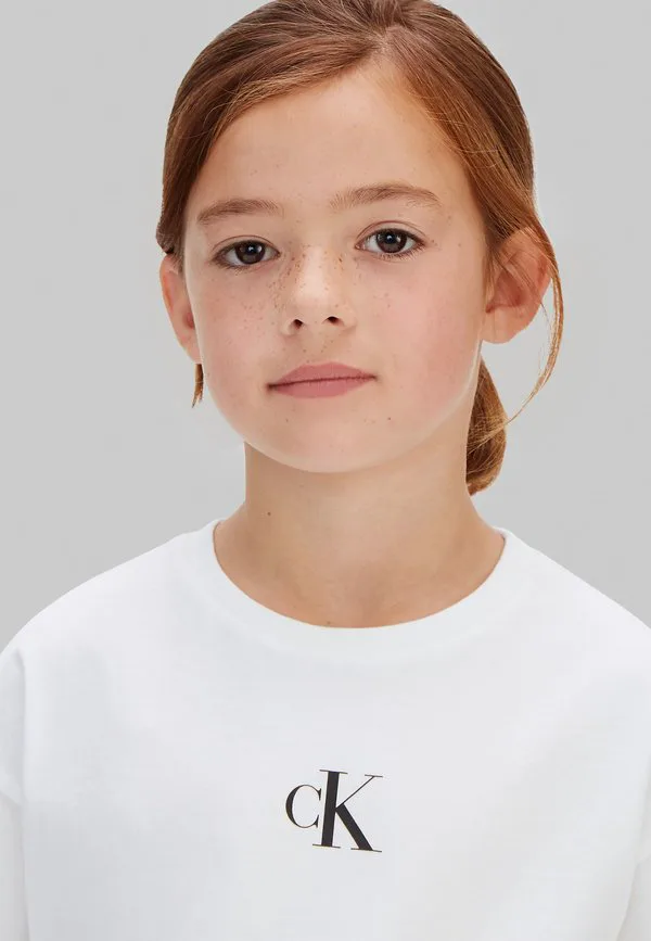 Базовая футболка свободного кроя с логотипом Calvin Klein Jeans, Bright White — фото 4