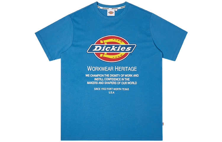 

Футболка унисекс темно-голубая Dickies