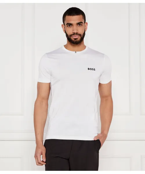 

Футболка с короткими рукавами Slim fit Boss Green, белый