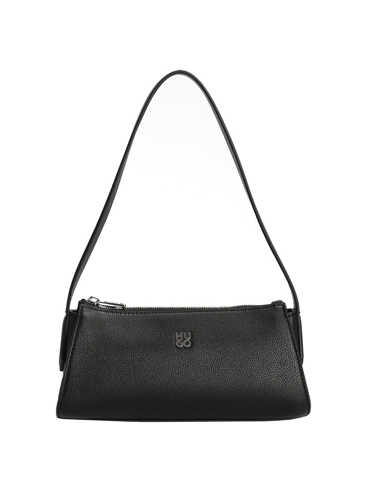 

HUGO Женская сумка Chris 2.0 через плечо, 25 см (светло-бежевый), черного цвета