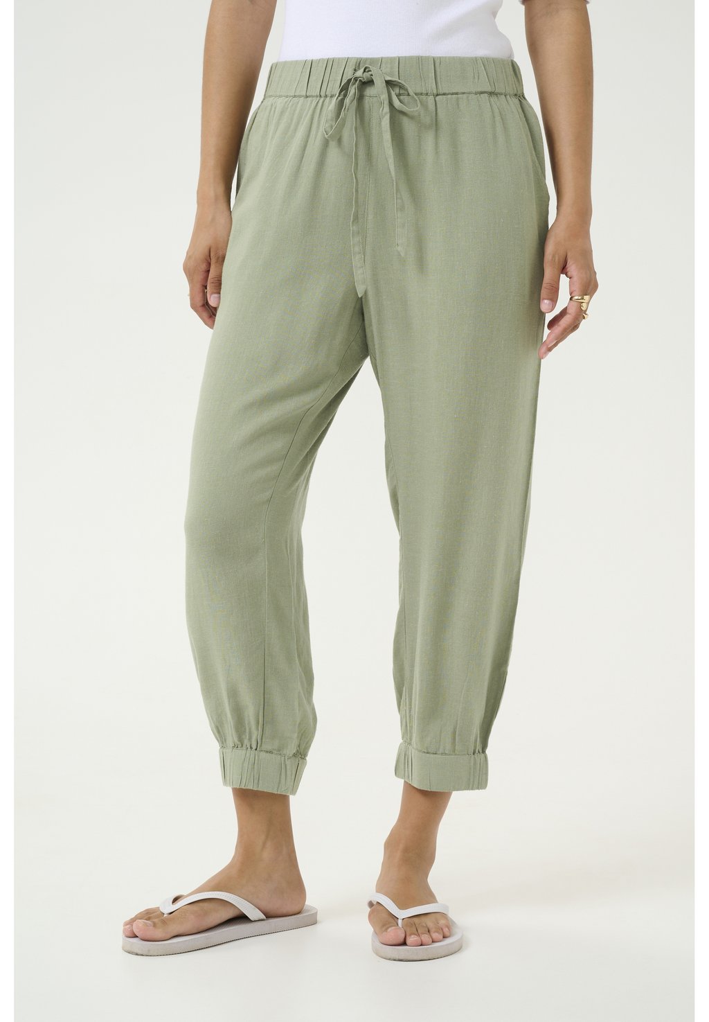 

Брюки KAMILIA Kaffe, зеленый