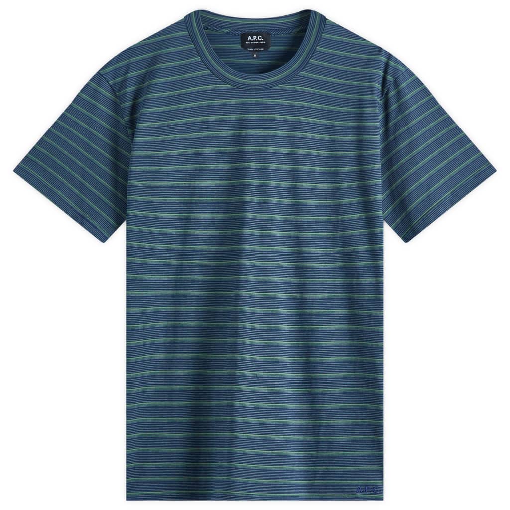 

Футболка в полоску Aymeric A.P.C., синий