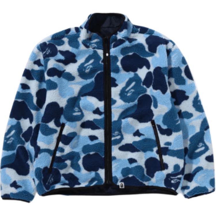

A BATHING APE Куртка-бомбер Bape Abc Camo Boa Ripstop Reversible, Blue