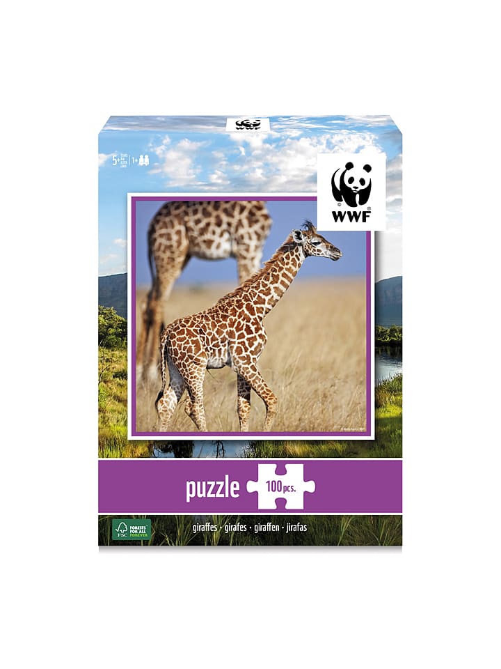 

Пазл из 100 деталей «Жирафы» - для детей от 5 лет и старше