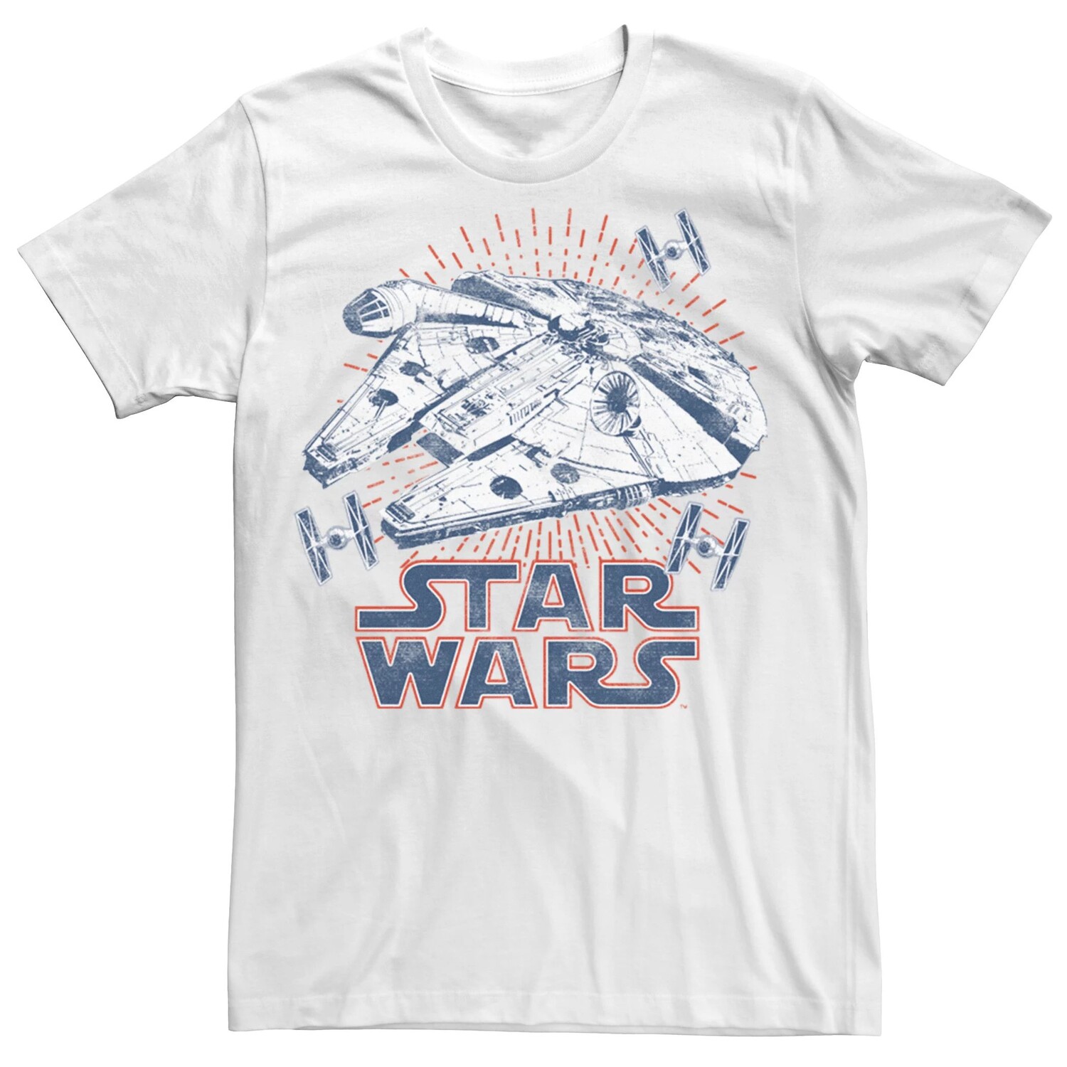 

Мужская футболка Star Wars A New Hope Falcon Rays