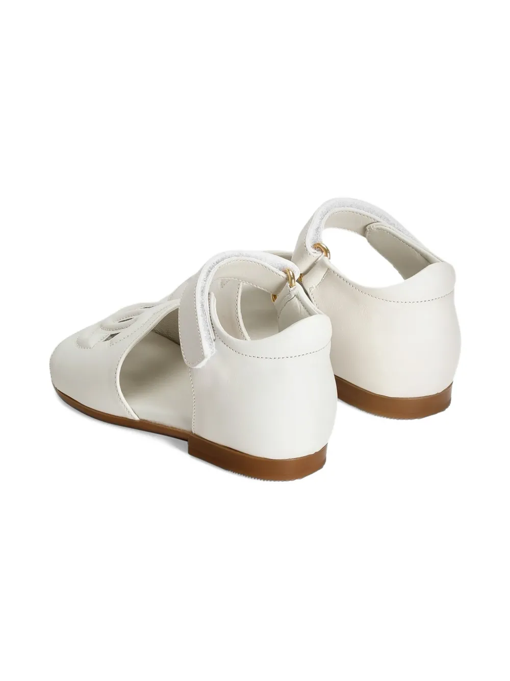 Сандалии с тиснением DG Dolce & Gabbana Kids, белый — фото 3