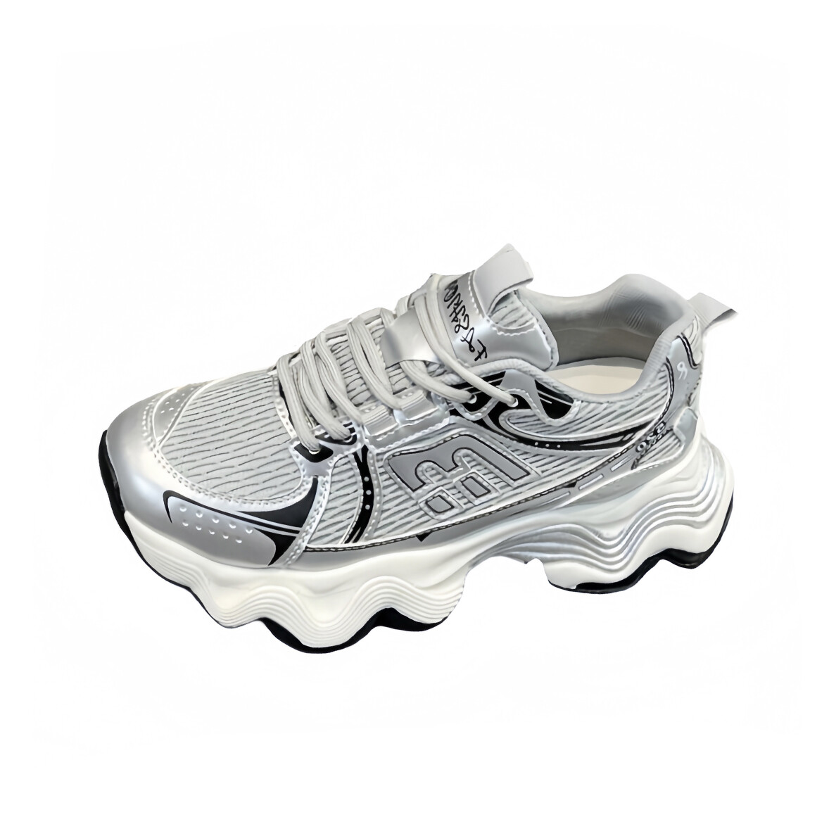 

Кроссовки MXGM Chunky Sneakers Women's Low-Top, Серый, Кроссовки MXGM Chunky Sneakers Women's Low-Top