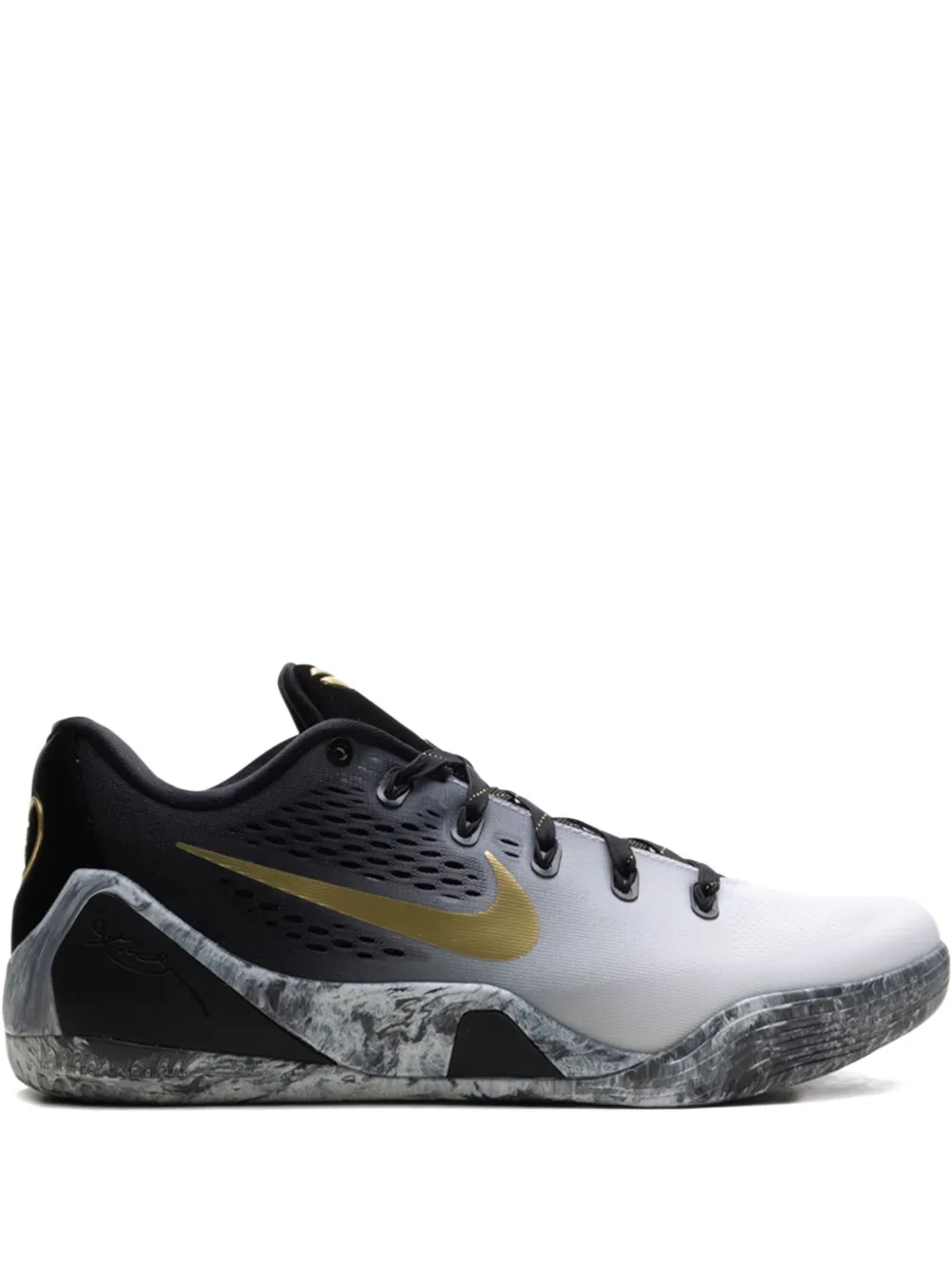 

Кроссовки Kobe 9 Elite Low EM Protro Black/Metallic Gold/Black Nike, черный