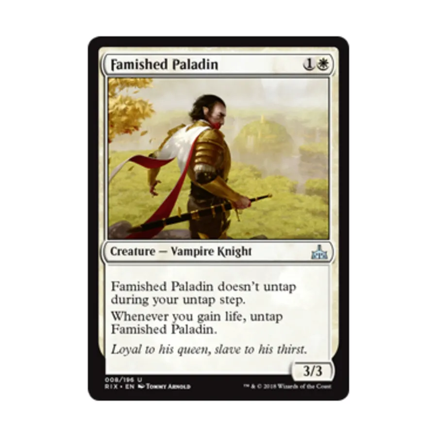 

CCG Голодный Паладин (U), MTG - Rivals of Ixalan