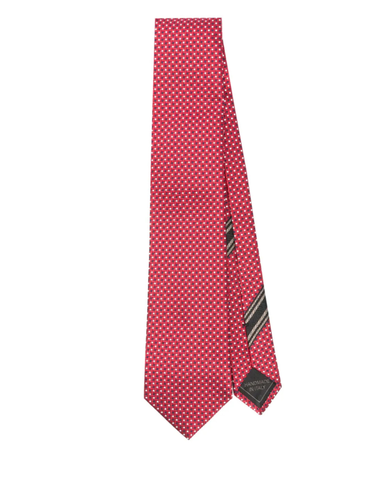 

Жаккардовый галстук с узором Brioni, красный