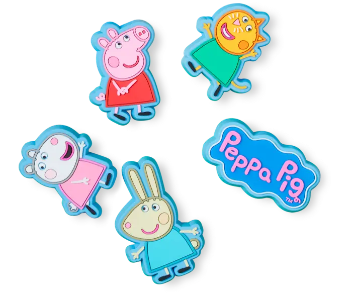 

Джиббитсы Peppa Pig 5 Pack Crocs