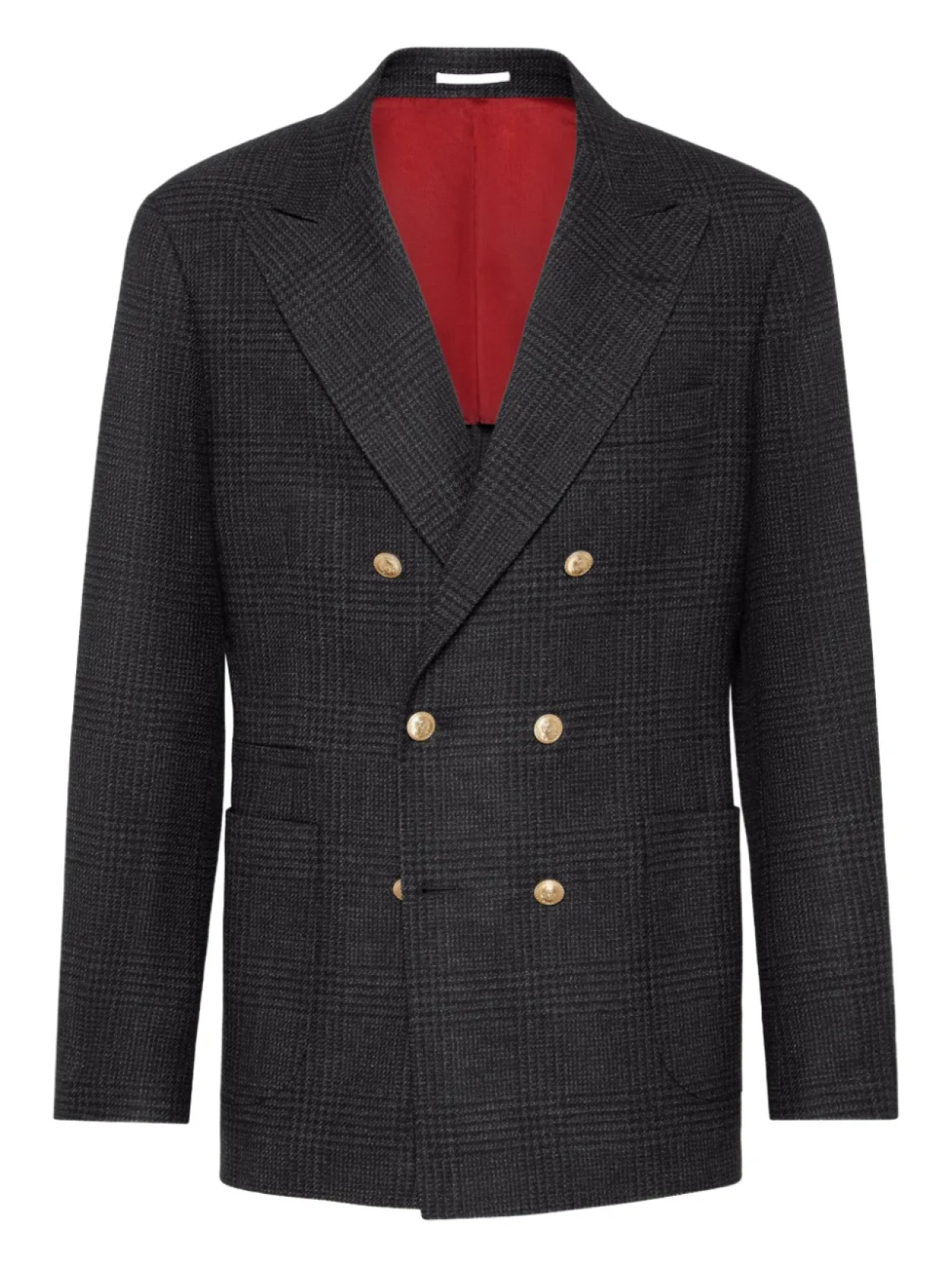 

Brunello Cucinelli двубортный пиджак, серый