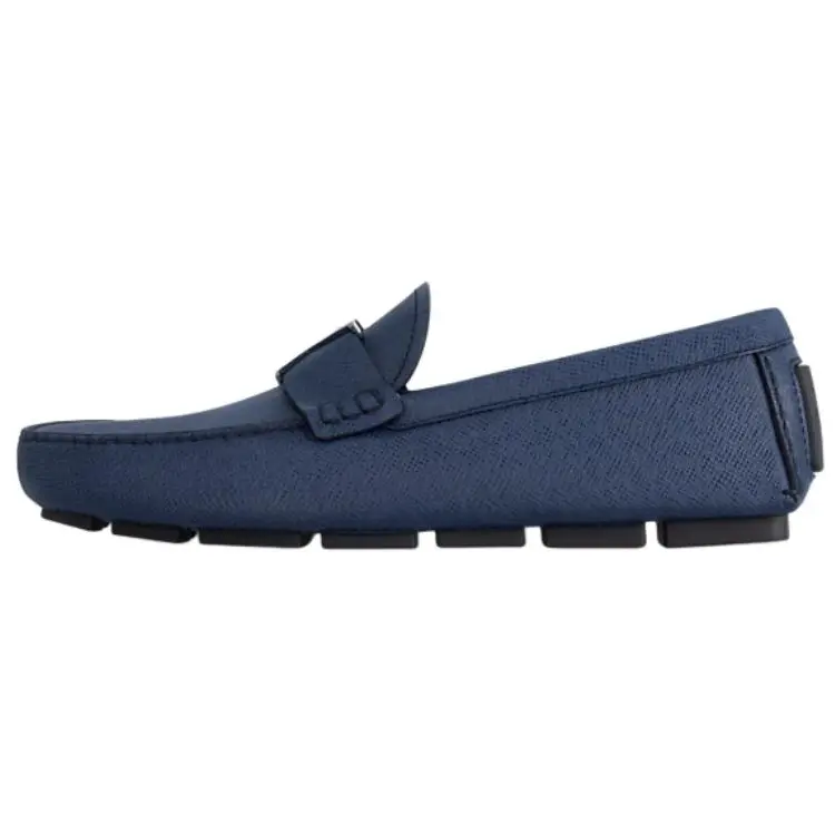 

LOUIS VUITTON Мужские повседневные туфли Monza Taïga синего цвета