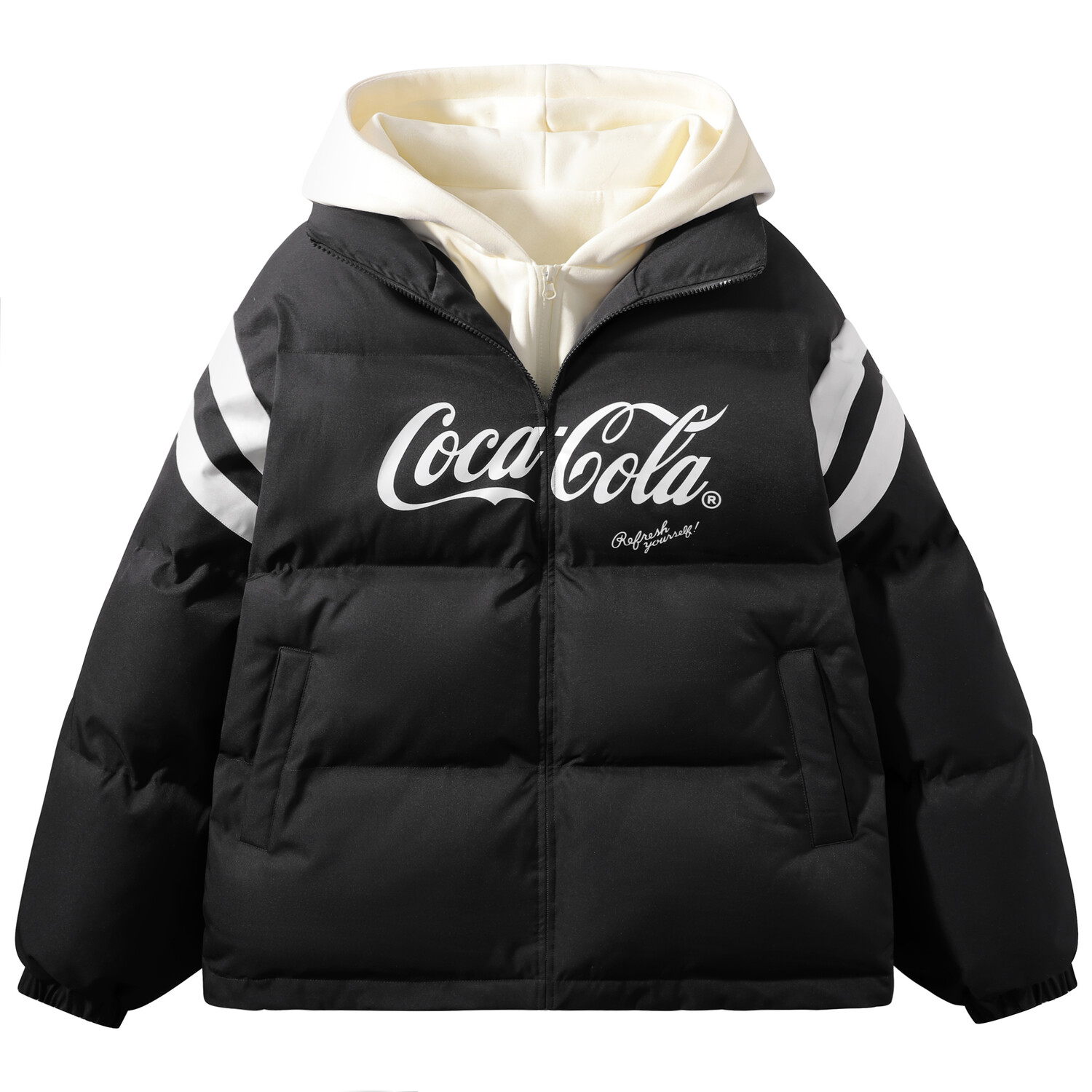 

Стеганая куртка унисекс Coca-Cola, Кола красная (утолщенная)