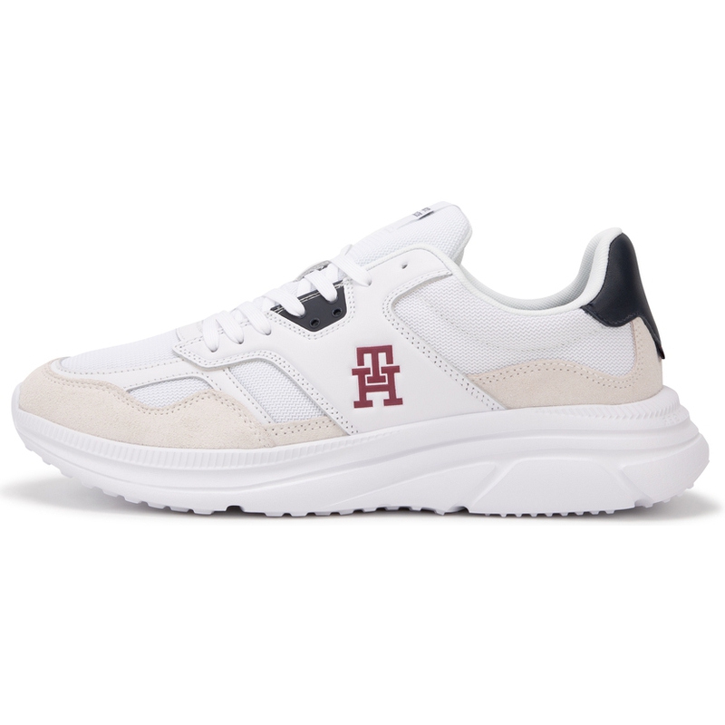 

Кроссовки Tommy Hilfiger Lifestyle Shoes Men Mid-top White, белый