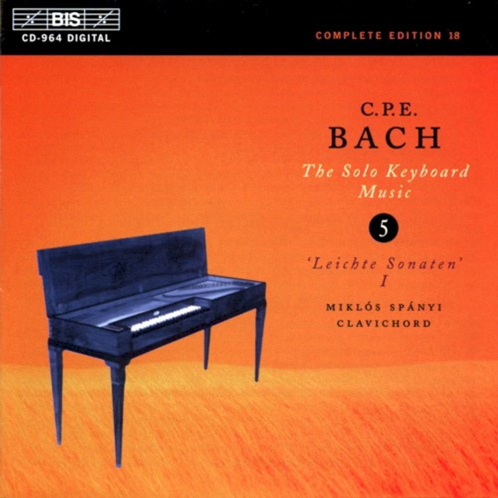 

Диск CD Solo Kbd Music Vol. 5 - C.P.E. Bach