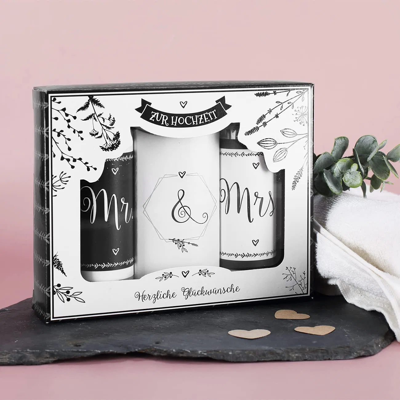 Подарочный набор гелей для душа и мыла Mr & Mrs Lustapotheke — фото 2