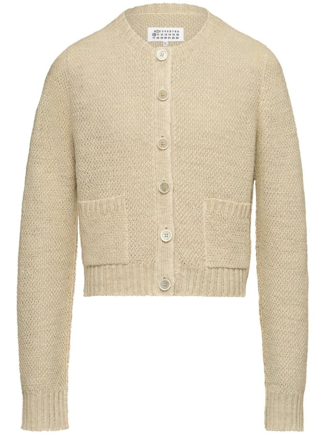 

Maison Margiela кардиган с круглым вырезом, нейтральный цвет