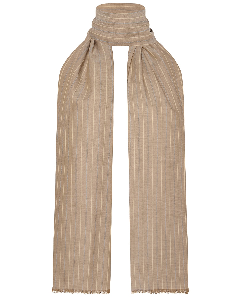 

Шарф Guel The Row, Beige Melange