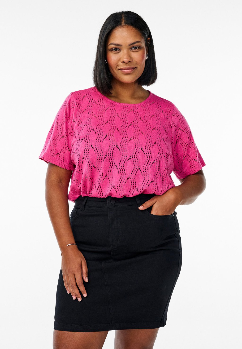 

Джинсовая юбка FLASH - ANLIEGENDER - Pencil skirt Zizzi, черный