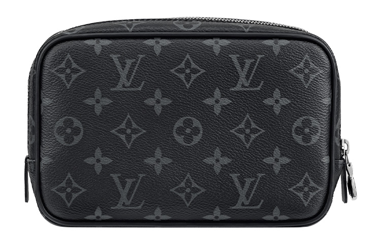 

LOUIS VUITTON Косметичка Monogram Eclipse Pm черно-серая