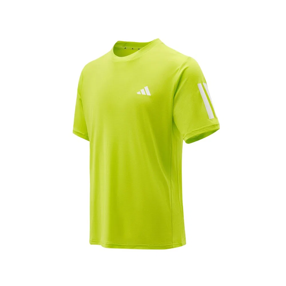 Футболка Adidas с круглым вырезом желто-зеленая
