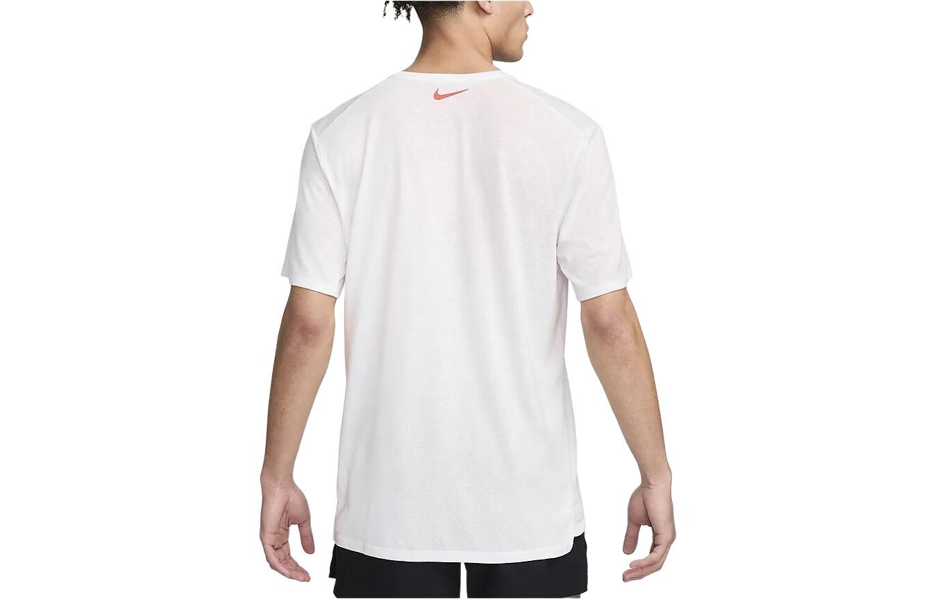Футболка Dri-Fit Rise 365 мужская Summit белая/черная Nike, белый/черный — фото 2