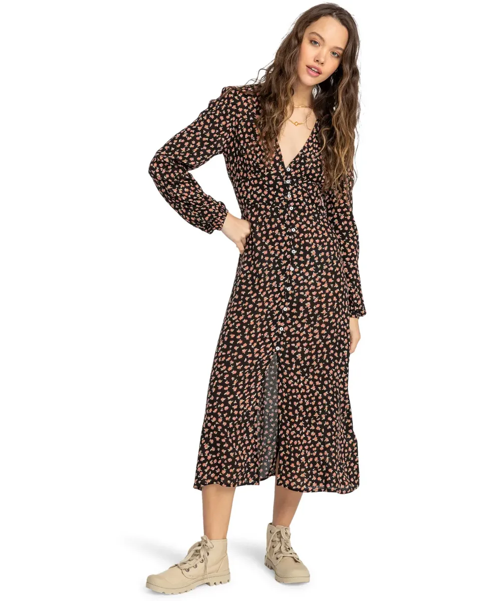 

Летнее платье Billabong "Cool Nights", цвет Black Pebble