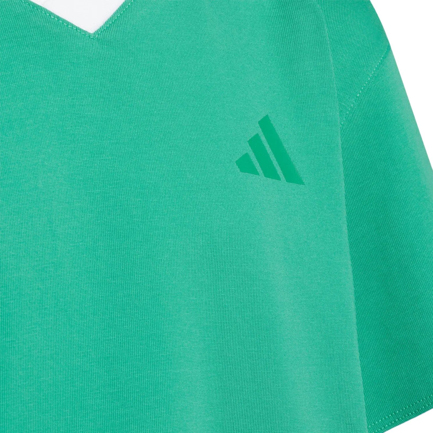 Поло Adidas для детей светло-зеленое — фото 4