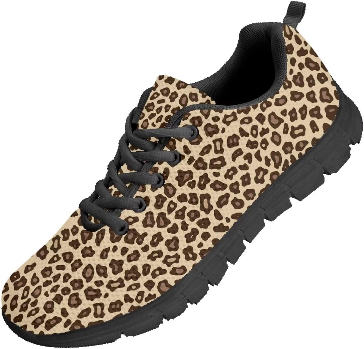 

Мужские кроссовки Funnydude Funny Print для бега, весенние, легкие, дышащие, удобные, Leopard