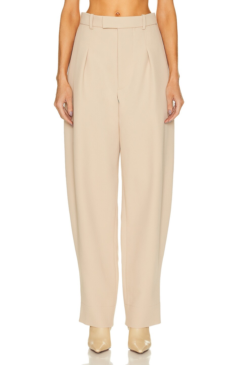 

Брюки Wardrobe.Nyc X Hailey Bieber Hb Trouser, бежевый
