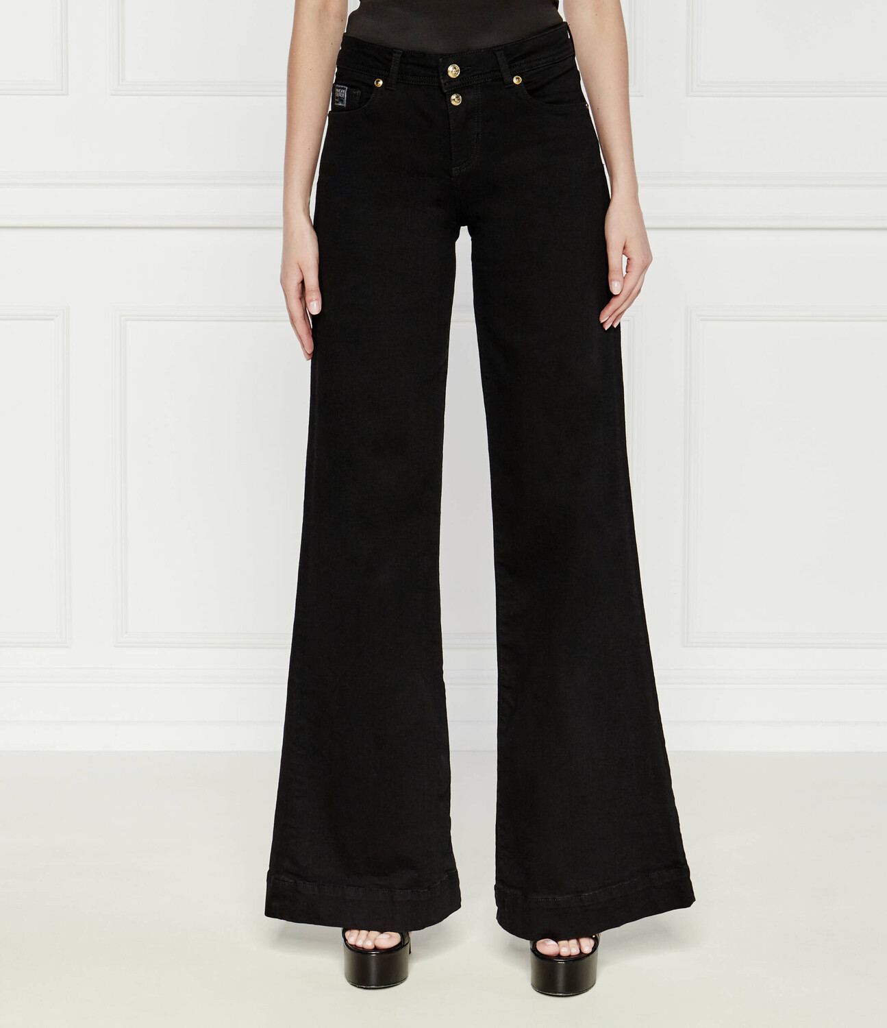

Джинсы Versace Jeans Couture Palazzo, черный
