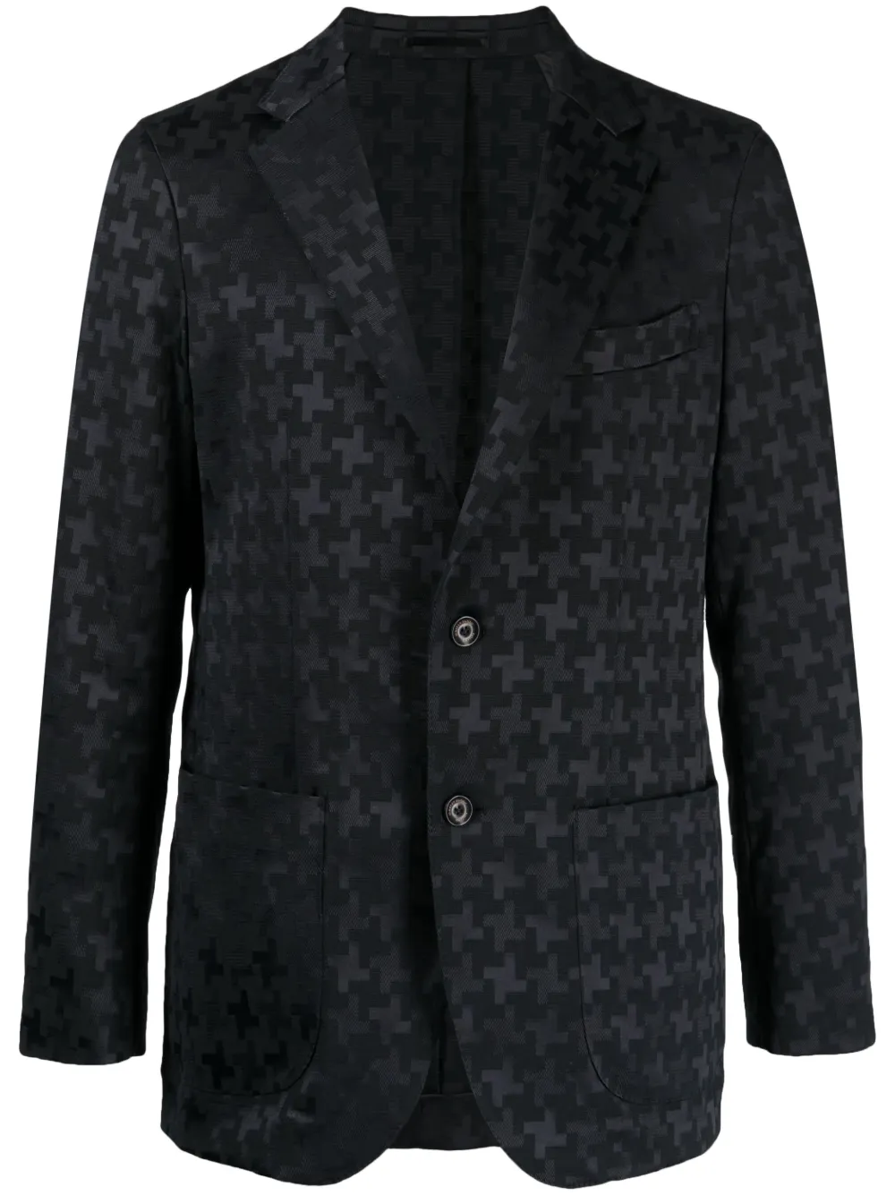 

Жаккардовый однобортный пиджак MASTER BUNNY EDITION, черный