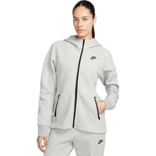 

Женская толстовка с капюшоном Nike Tech, цвет Dunkelgrau/Schwarz