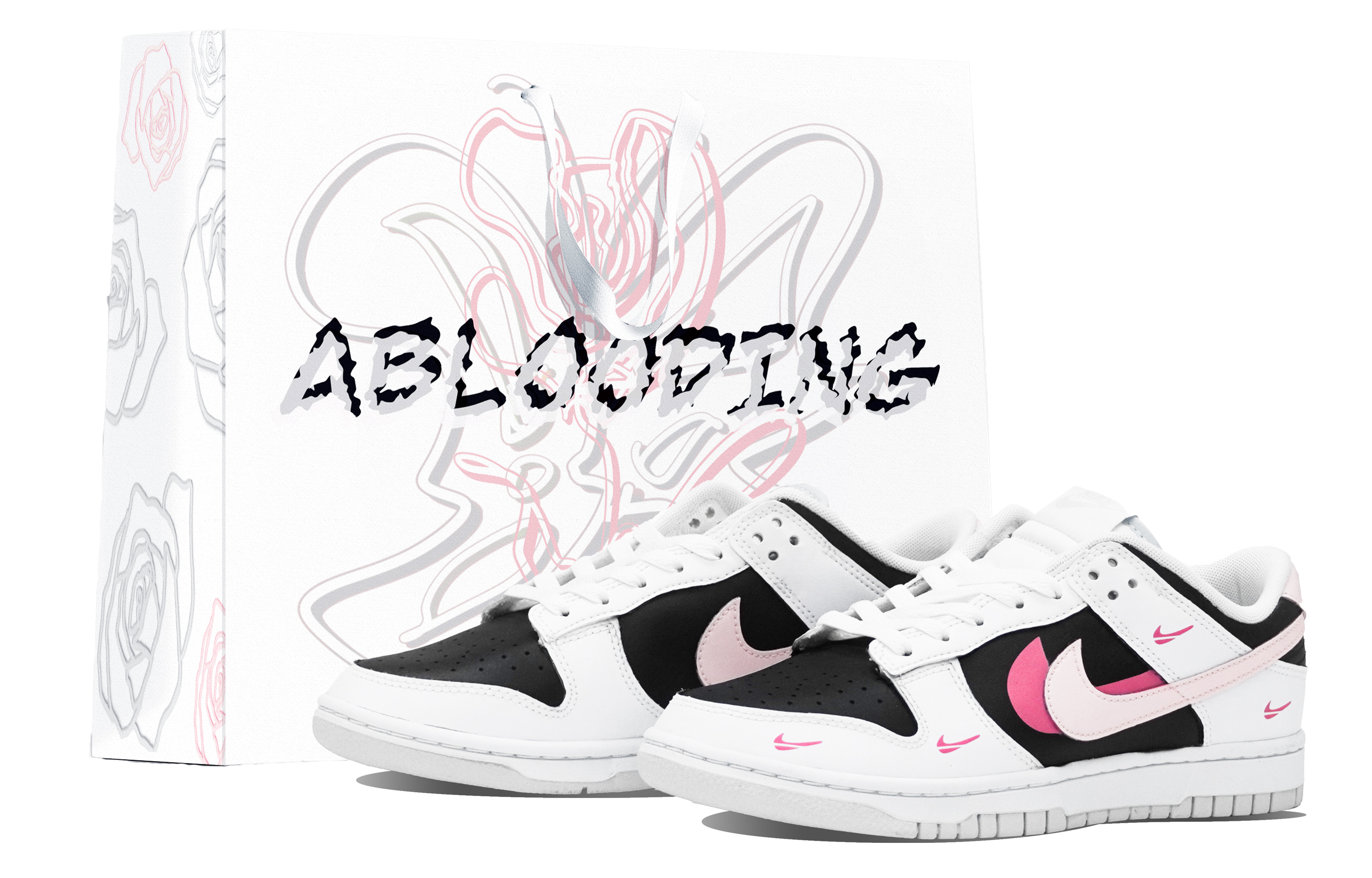 

Кроссовки Nike Dunk Skateboarding Shoes Men Low-top Pink, фуксия, Розовый, Кроссовки Nike Dunk Skateboarding Shoes Men Low-top Pink, фуксия