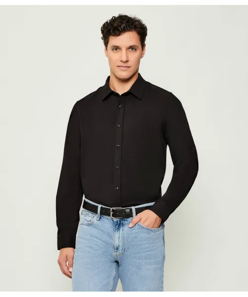 

Рубашка Грифона Regular fit Guess Jeans, черный