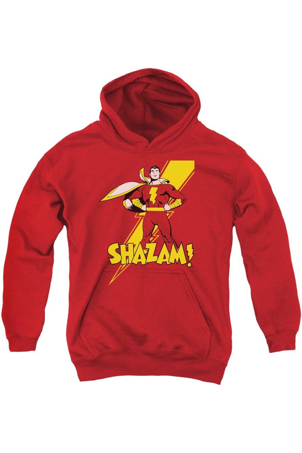 

Толстовка с капюшоном DC Comics Shazam Shazam Youth Gildan, красный