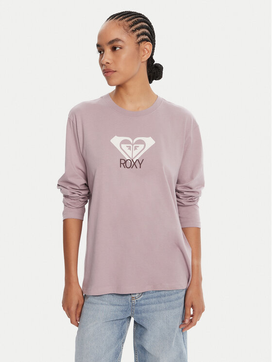 

Блузка regular fit Hangloose Art Ls ERJZT06035 Roxy, фиолетовый