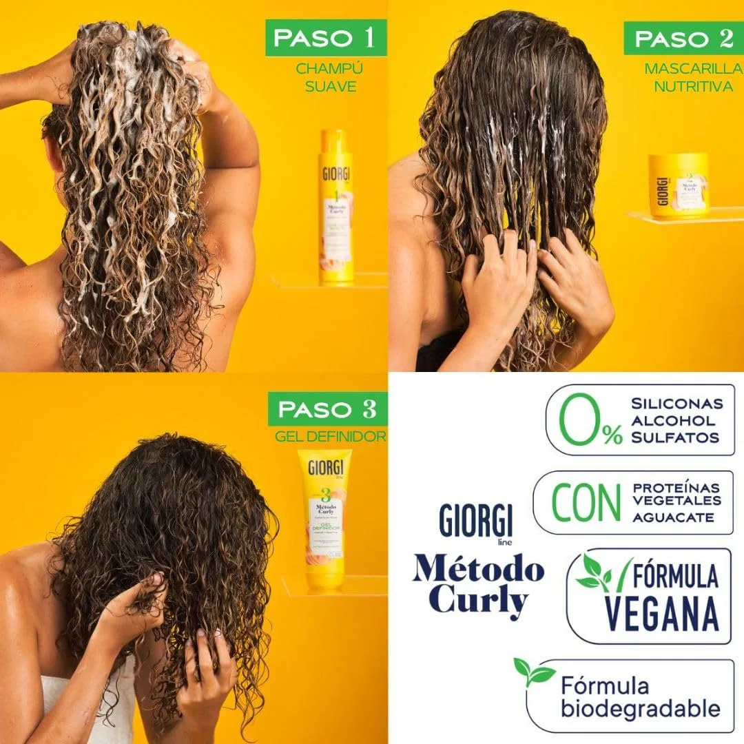 Гель для укладки кудрявых волос GIORGI Line Defining Gel Curly Method, 250 мл Giorgi — фото 3