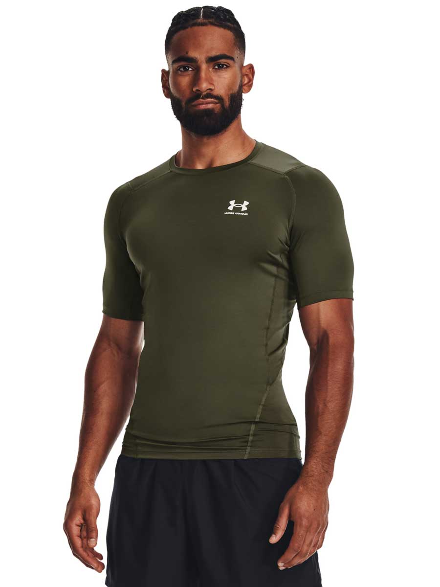 

Футболка Under Armour UA HG Armour Comp SS, зеленый