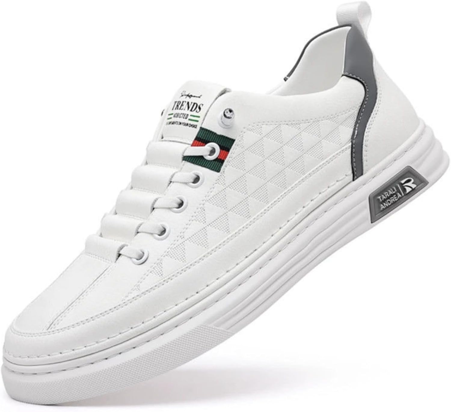 

Деловые повседневные кожаные кроссовки для женщин и мужчин, модные, дышащие, легкие, белые, для ходьбы Macefil