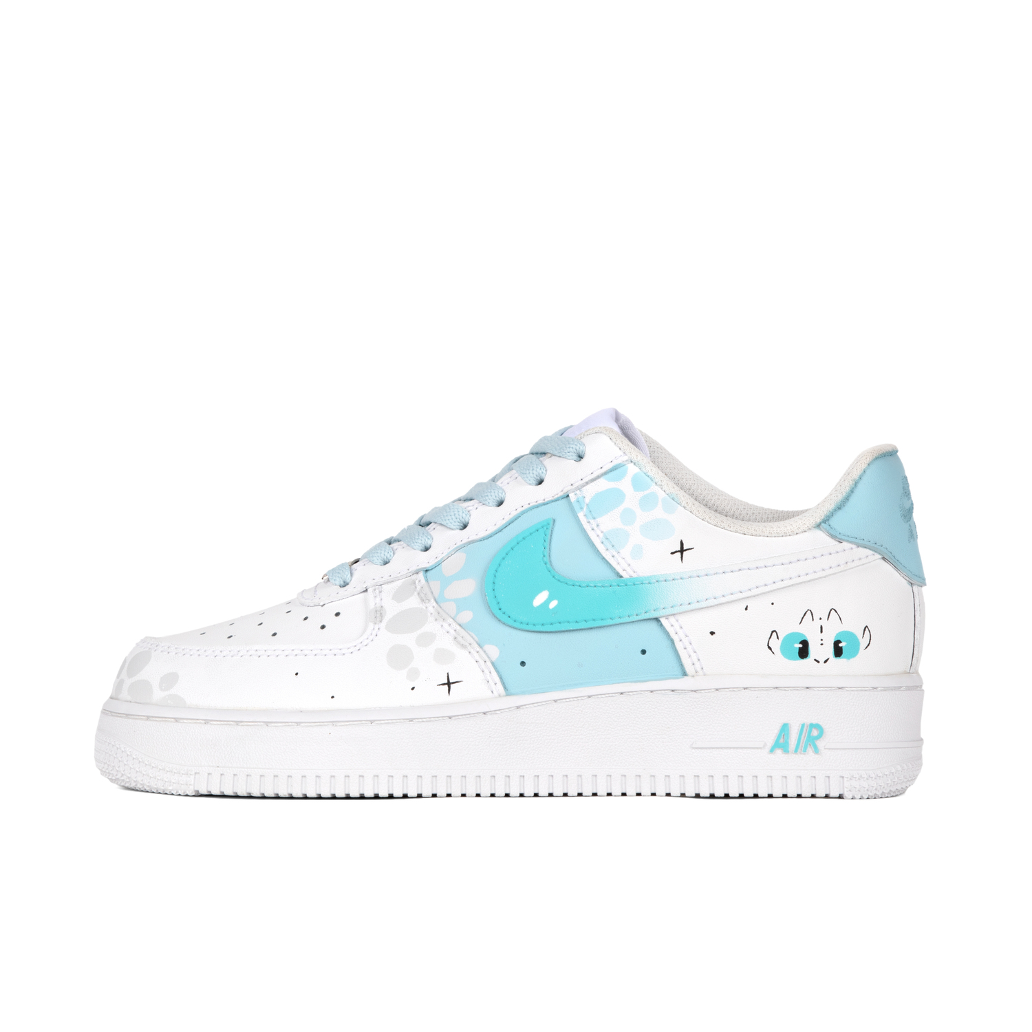 

Кроссовки Nike Air Force 1 устойчивые к истиранию противоскользящие низкие унисекс синий лейк блю, цвет Lake Blue