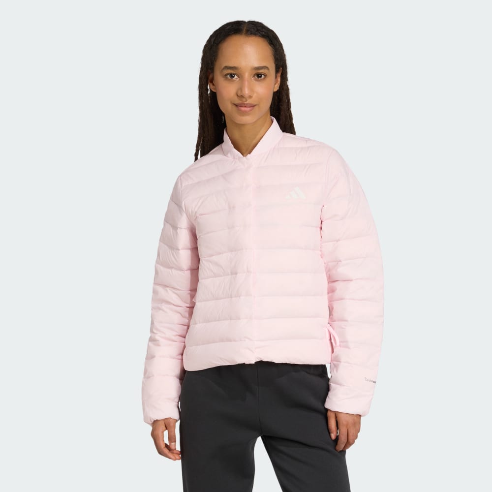 

Куртка Adidas Helionic Light Down Jacket, цвет Clear Pink