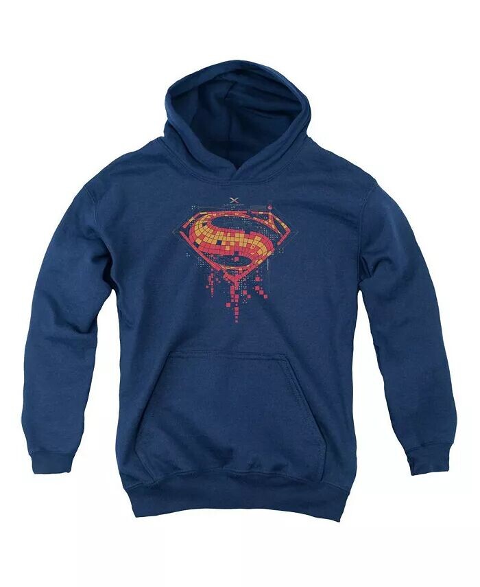 

Толстовка с капюшоном Youth Tech Super Logo Batman V Superman, синий